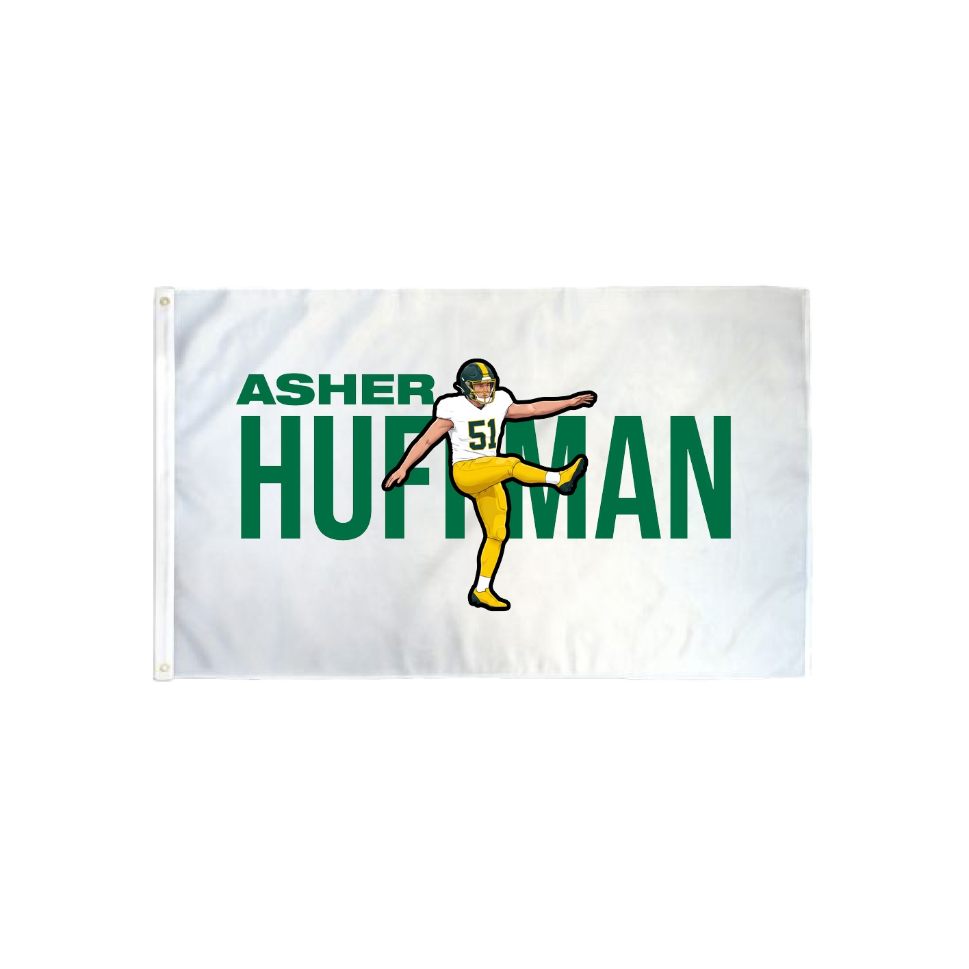 3x5 Flag — Player Name in Classic