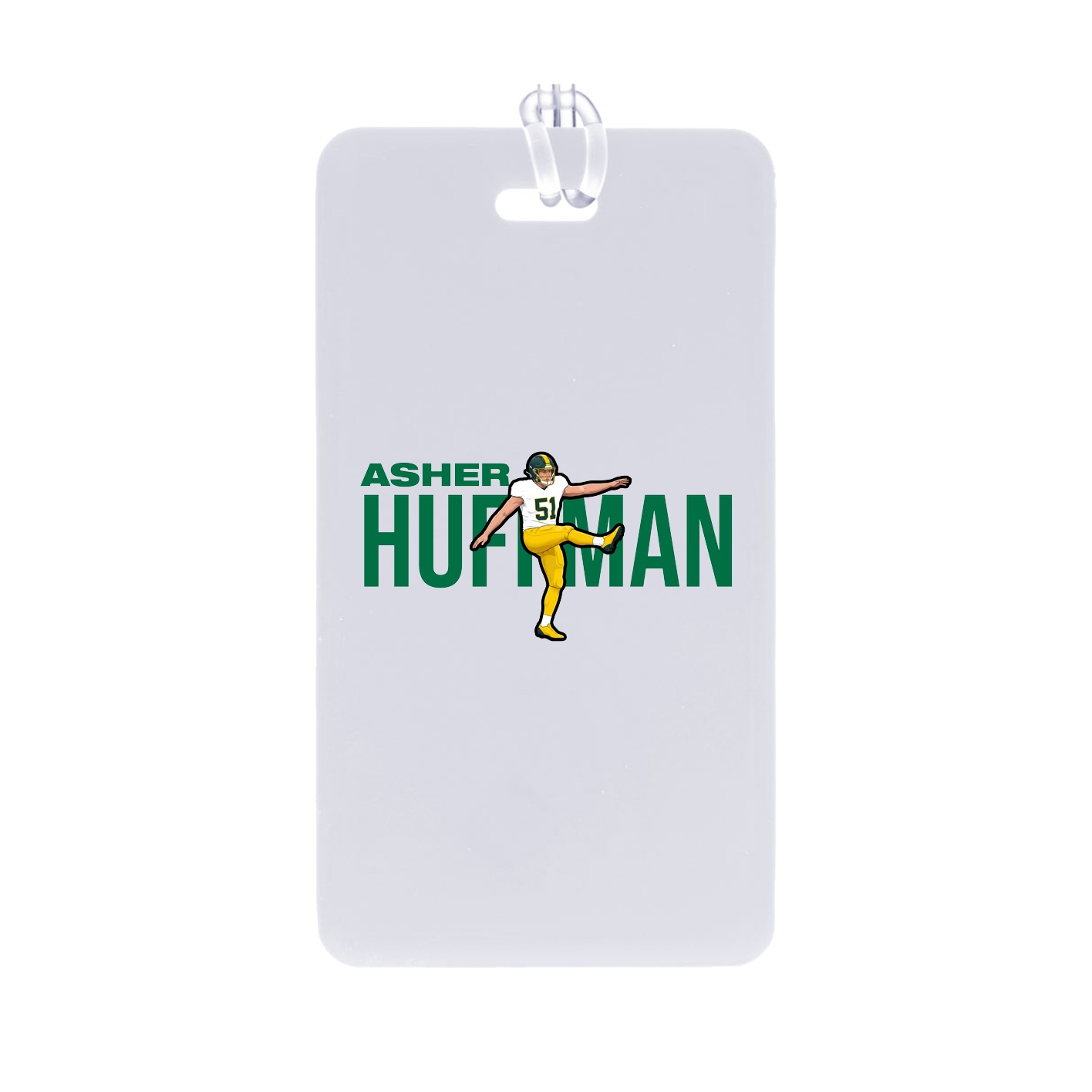 Bag Tag — Player Name in Classic