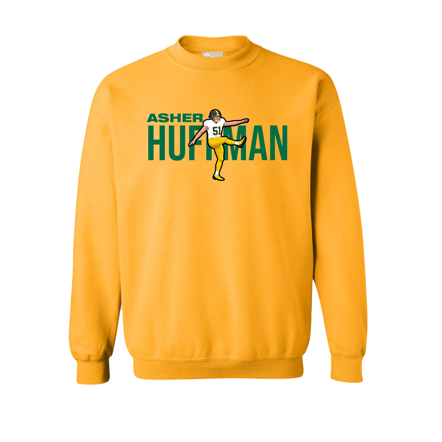 Fleece Crew — Player Name in Gold