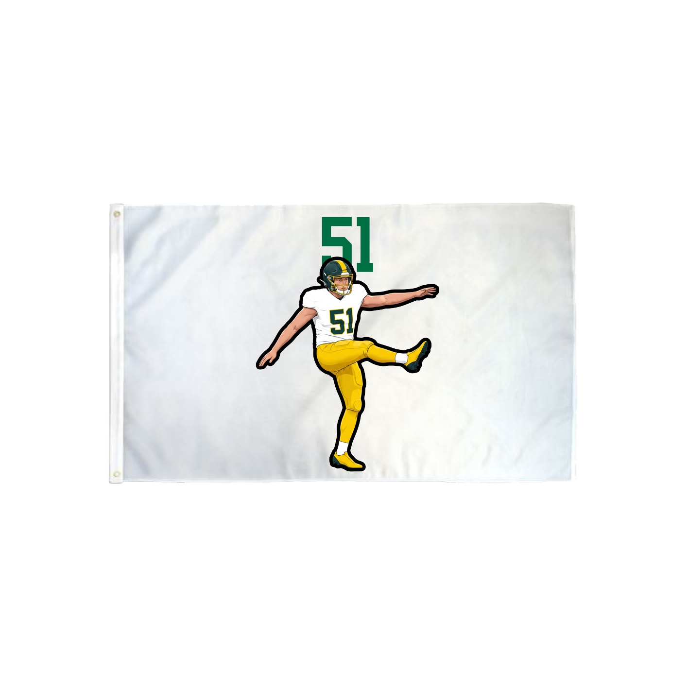 3x5 Flag — Number Top in Classic