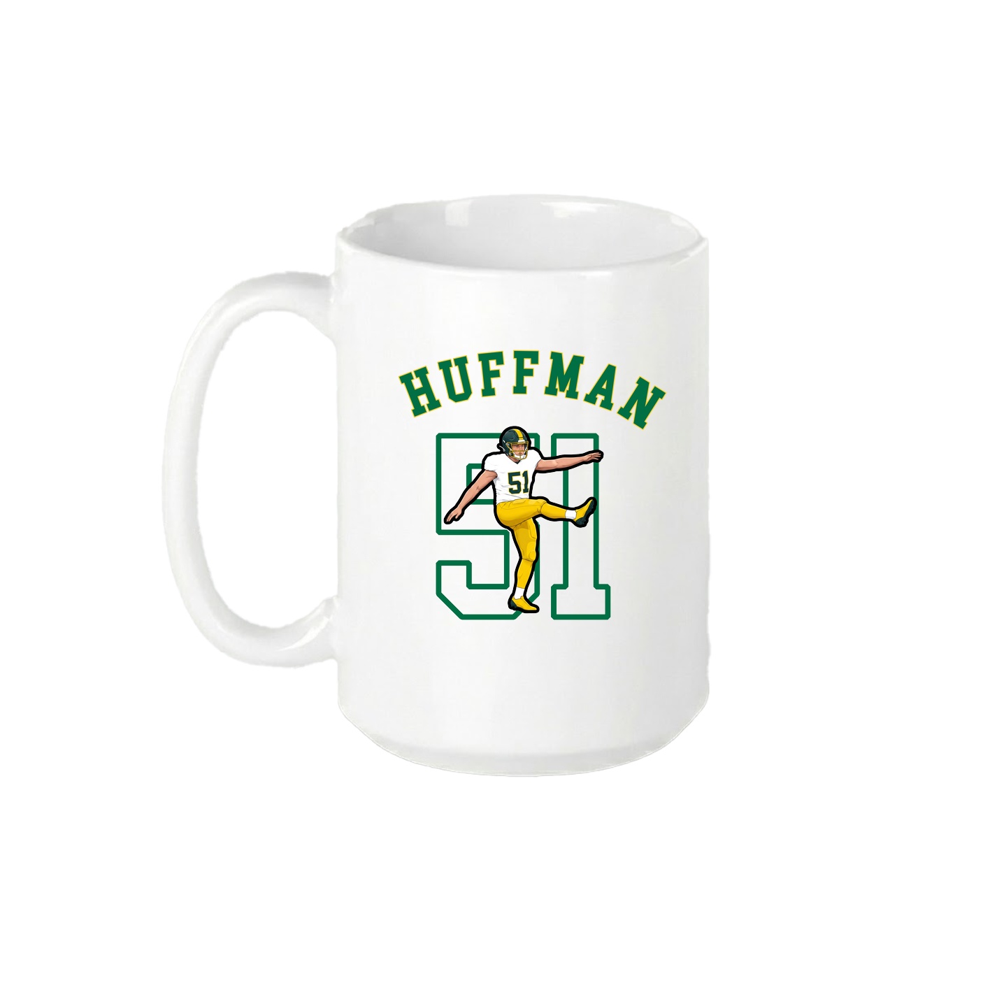 15oz Coffee Mug — Shirsey Arch in White