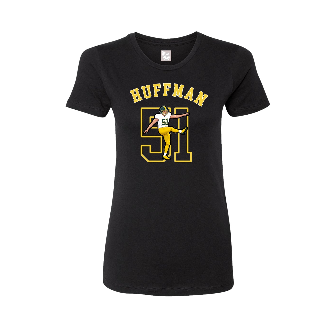 Fitted Women's Tee — Shirsey Arch in Black