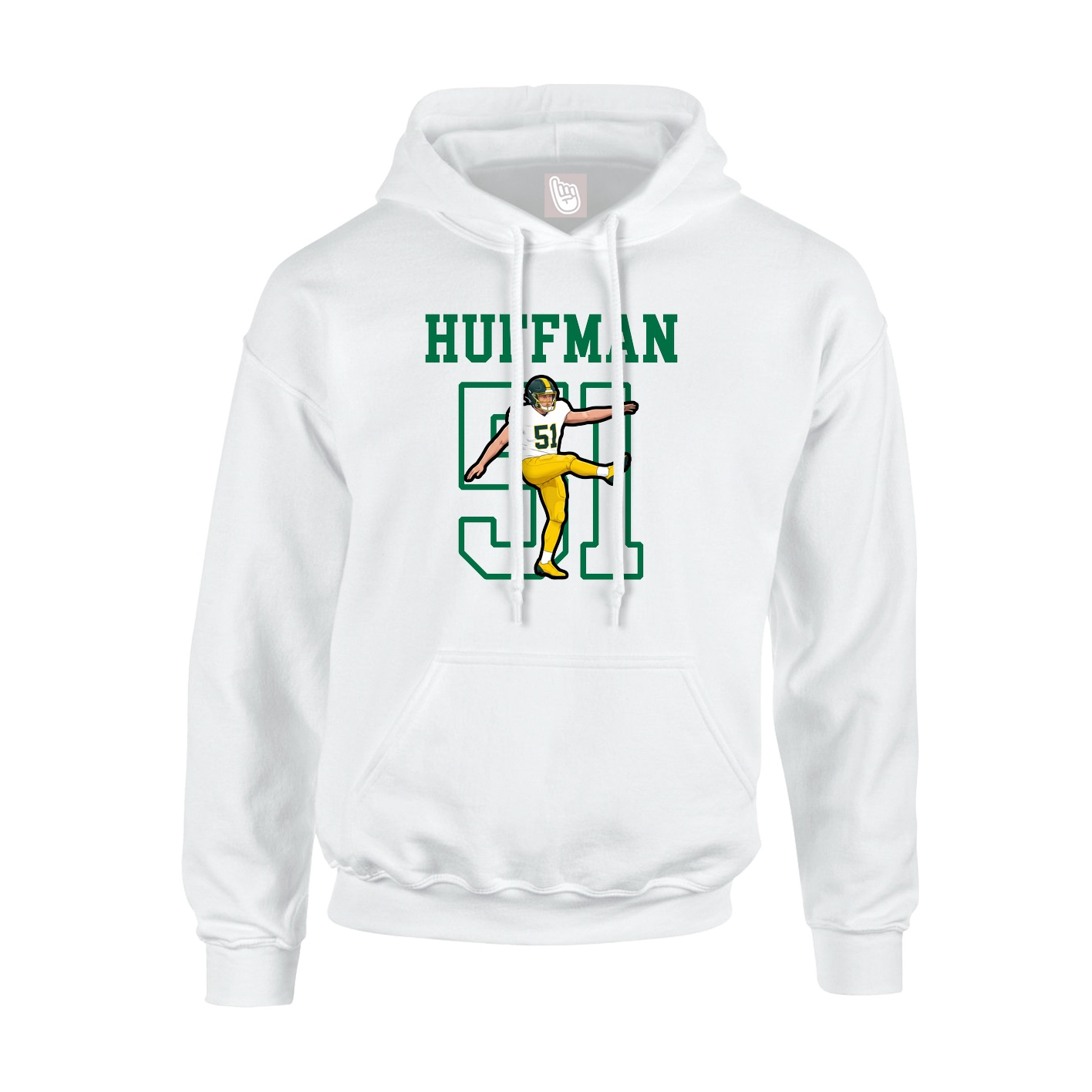 Youth Hoodie — Shirsey in White