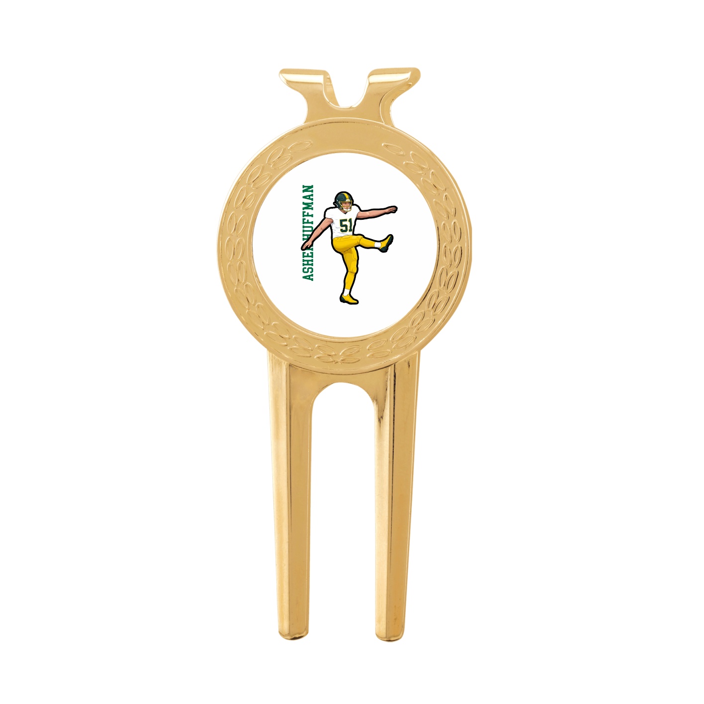 Divot Tool with Ball Marker — Name Vertical in Classic