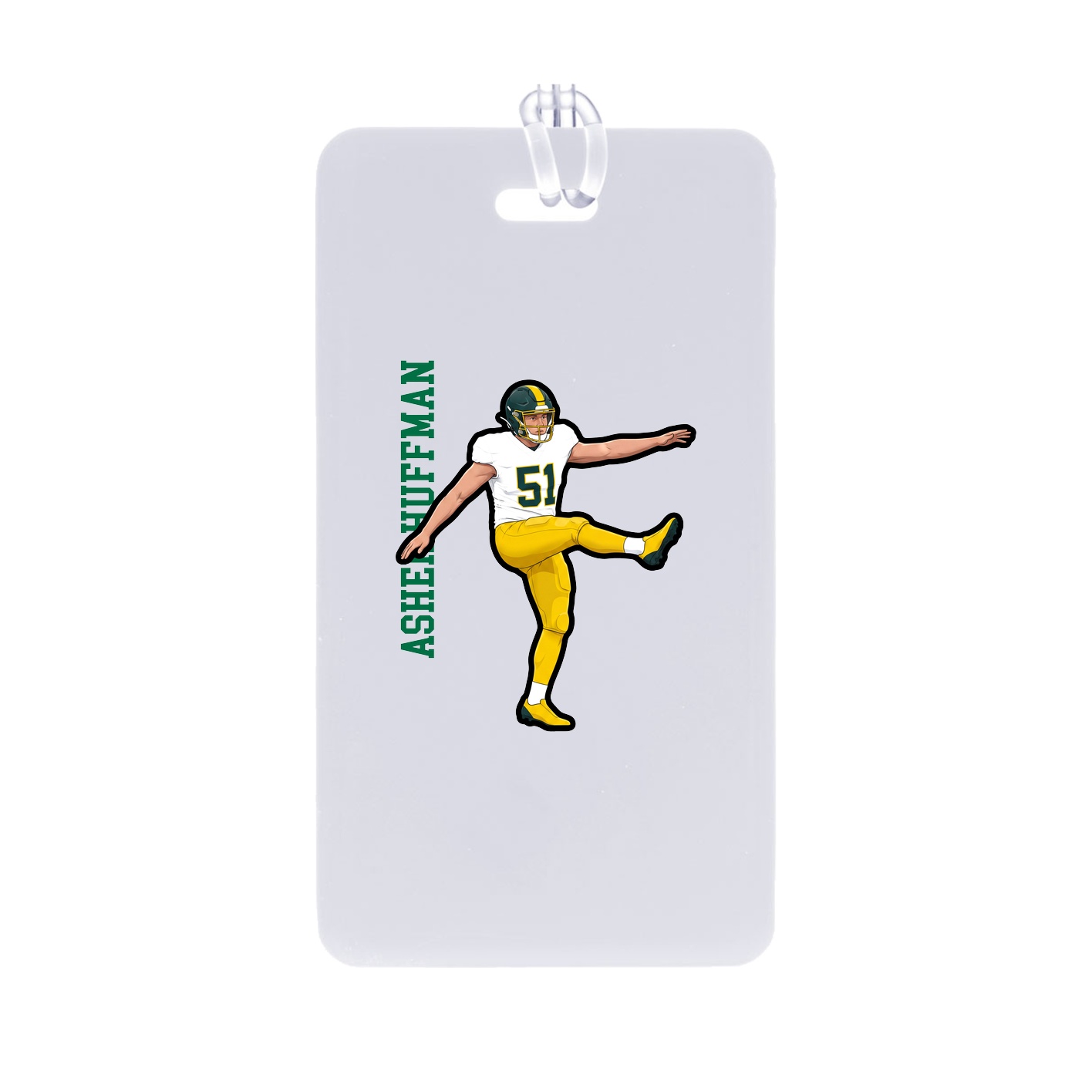 Bag Tag — Name Vertical in Classic