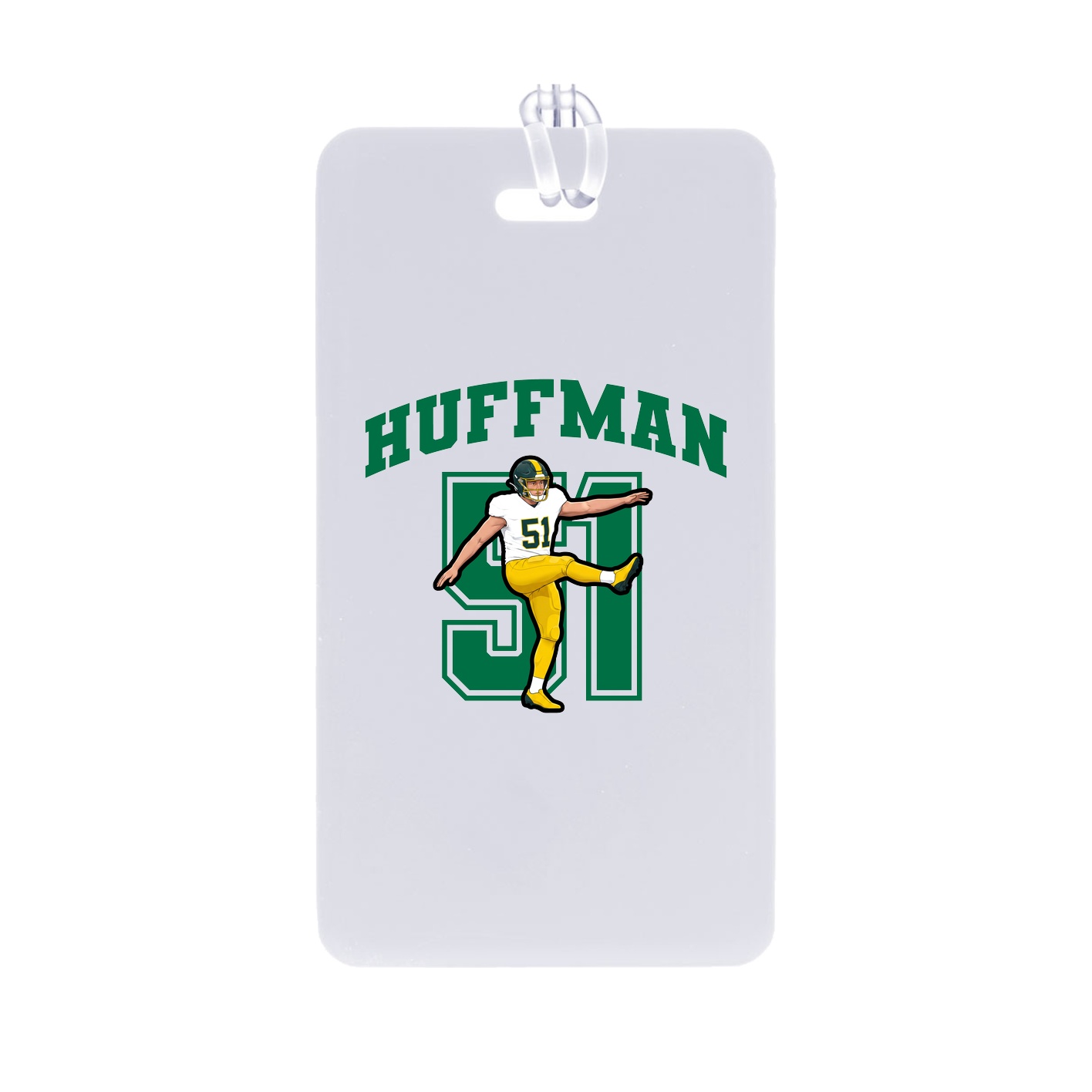 Bag Tag — Number in Classic