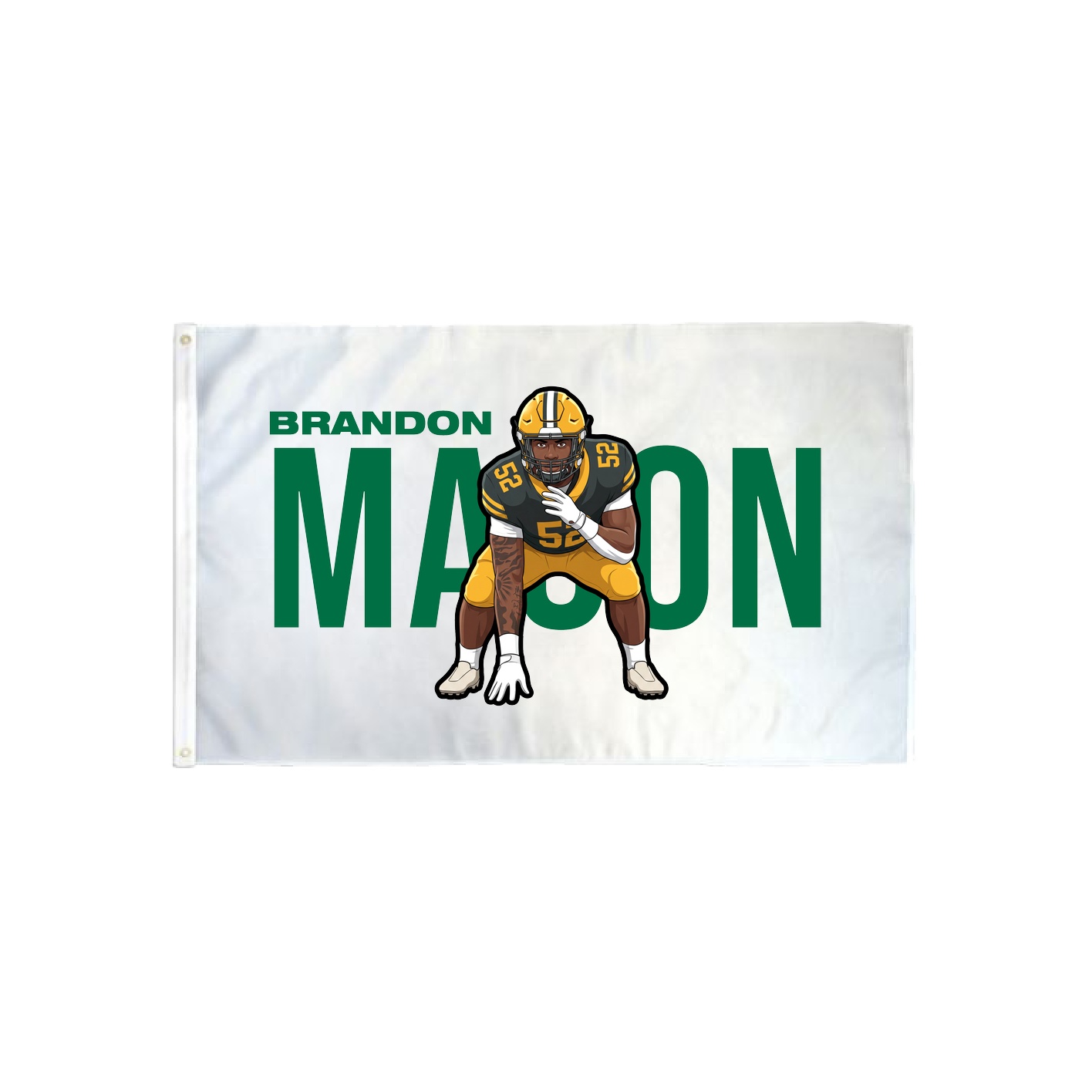 3x5 Flag — Player Name in Classic