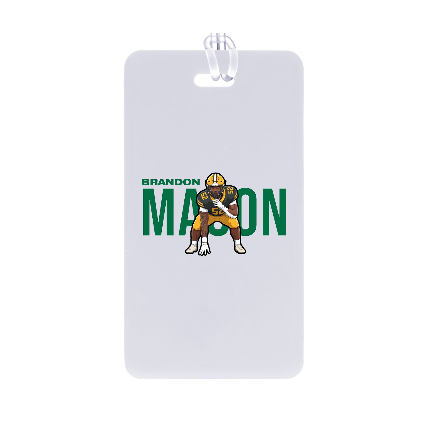 Bag Tag — Player Name in Classic