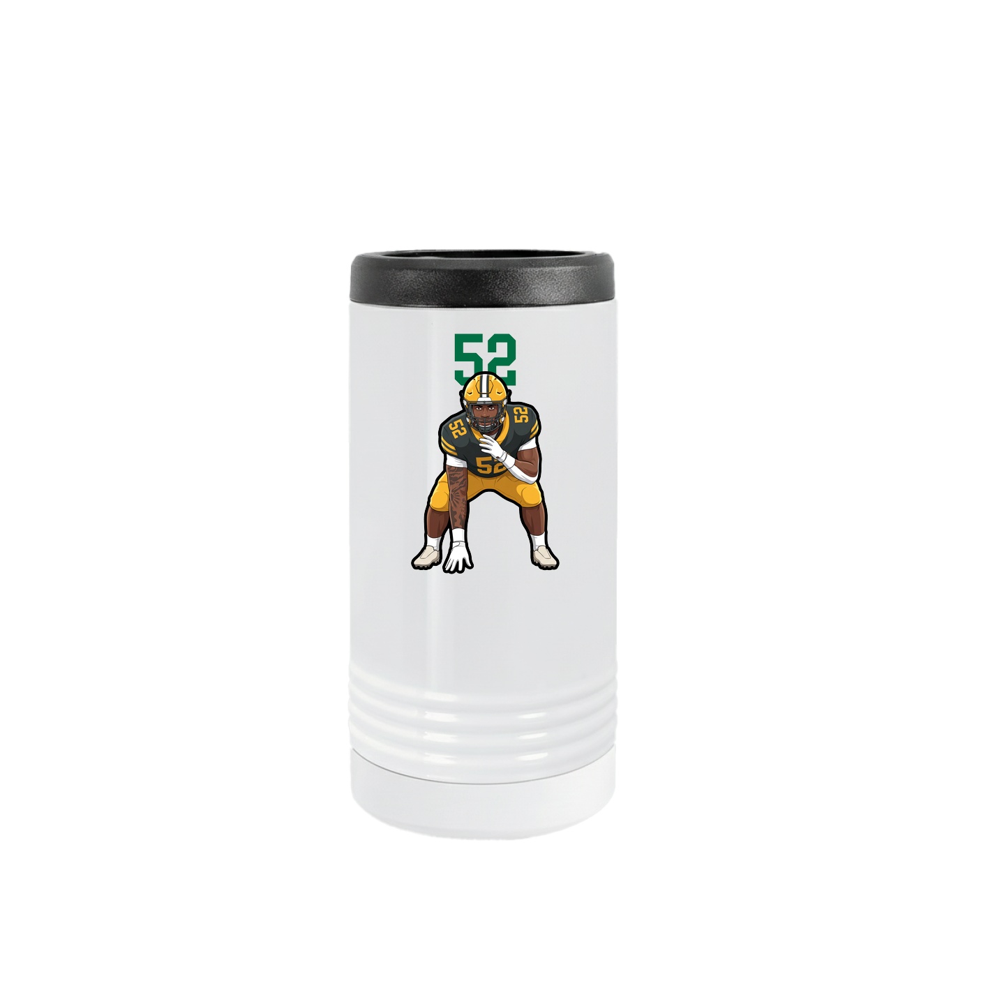 Slim Beverage Holder — Number Top in White