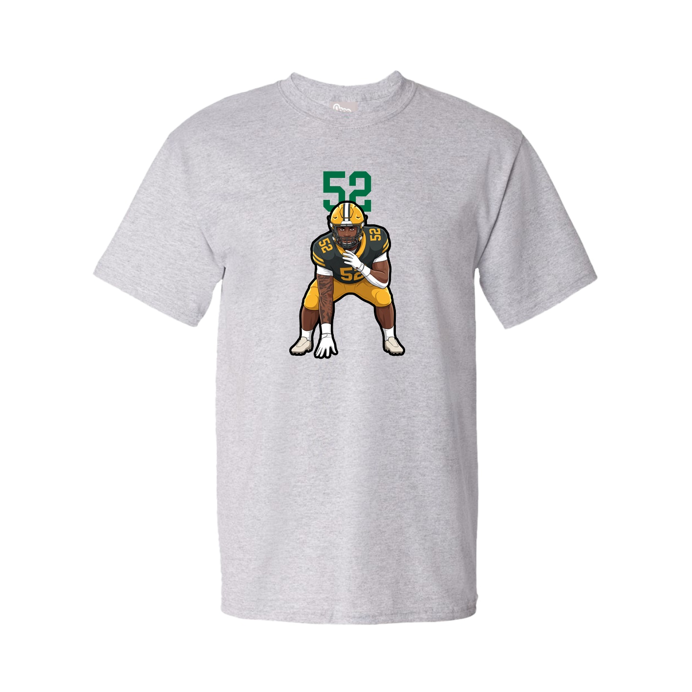 Youth Tee — Number Top in Grey