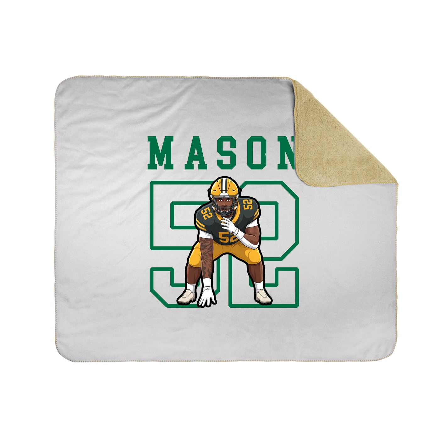 Throw Blanket — Shirsey in White