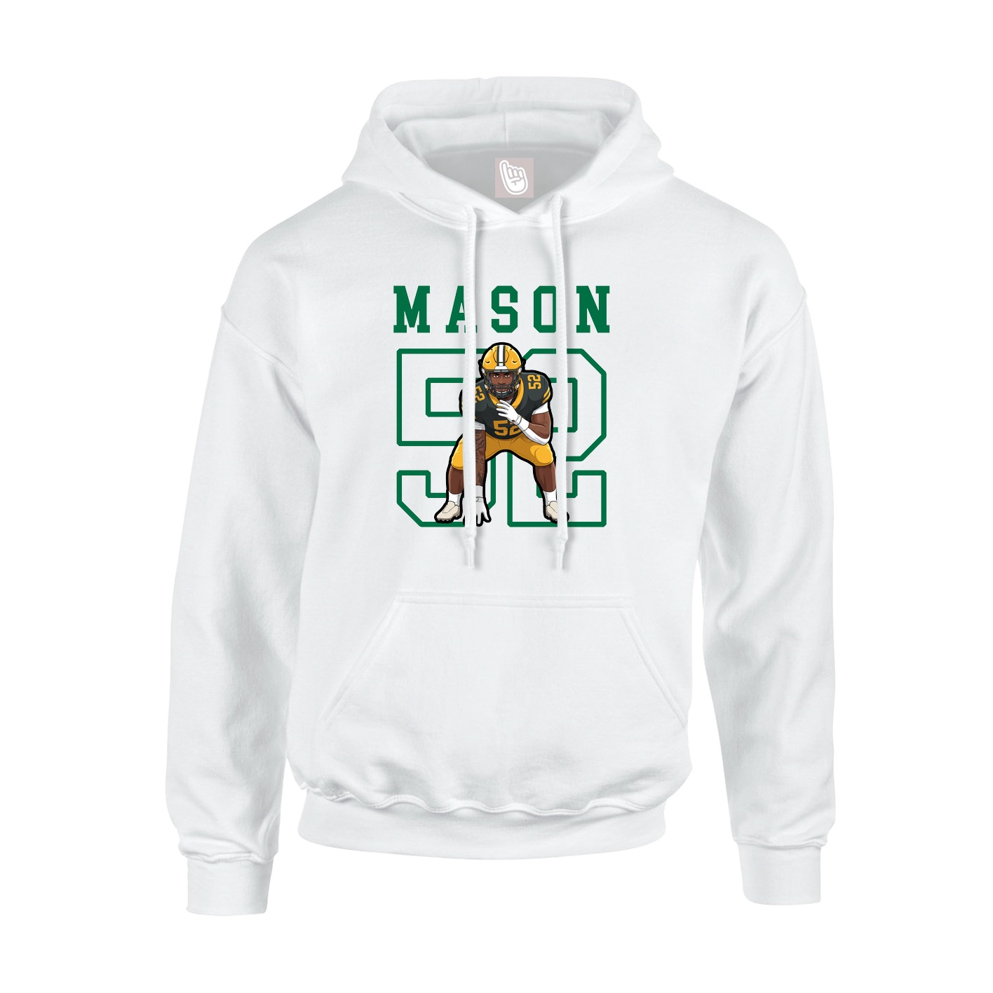 Youth Hoodie — Shirsey in White