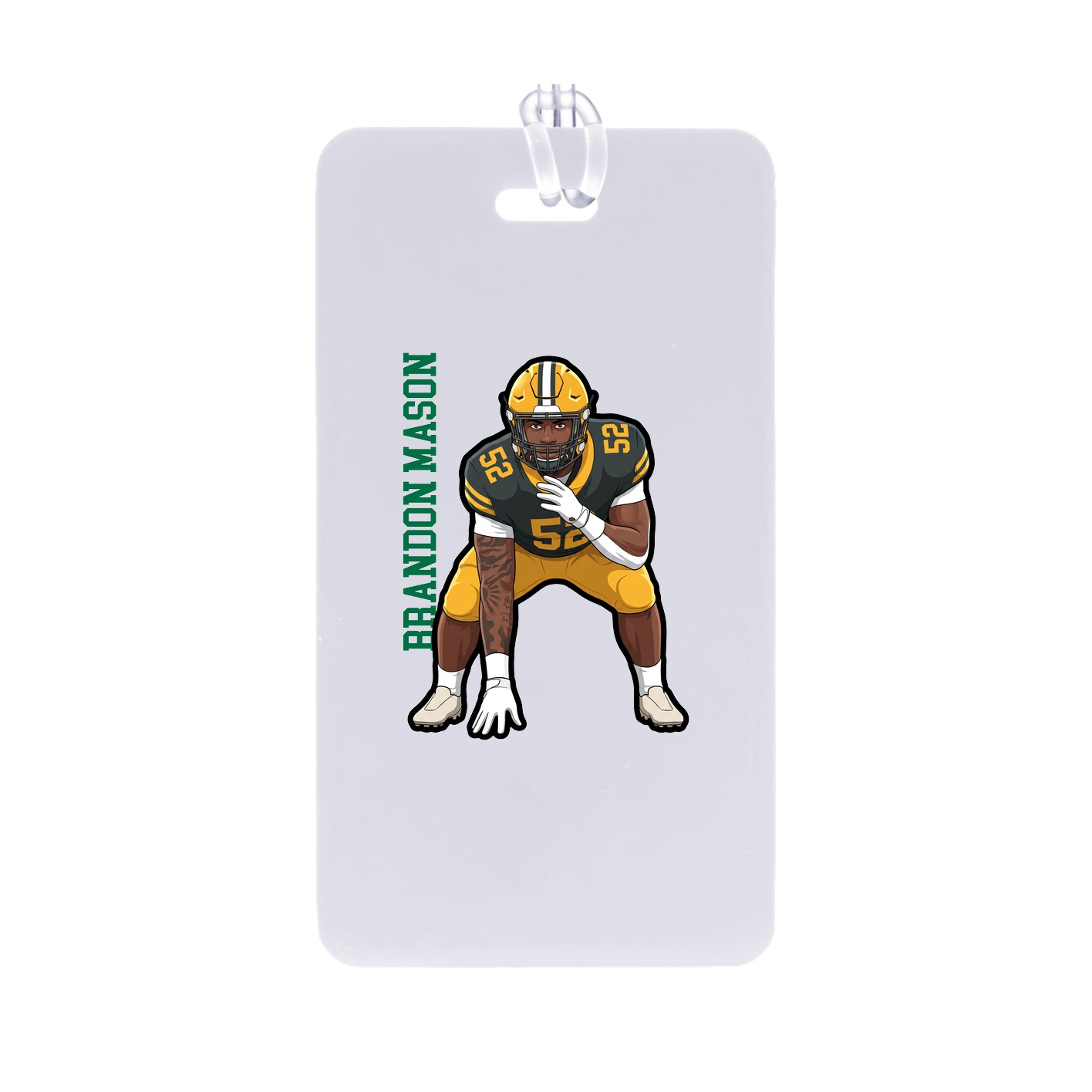 Bag Tag — Name Vertical in Classic