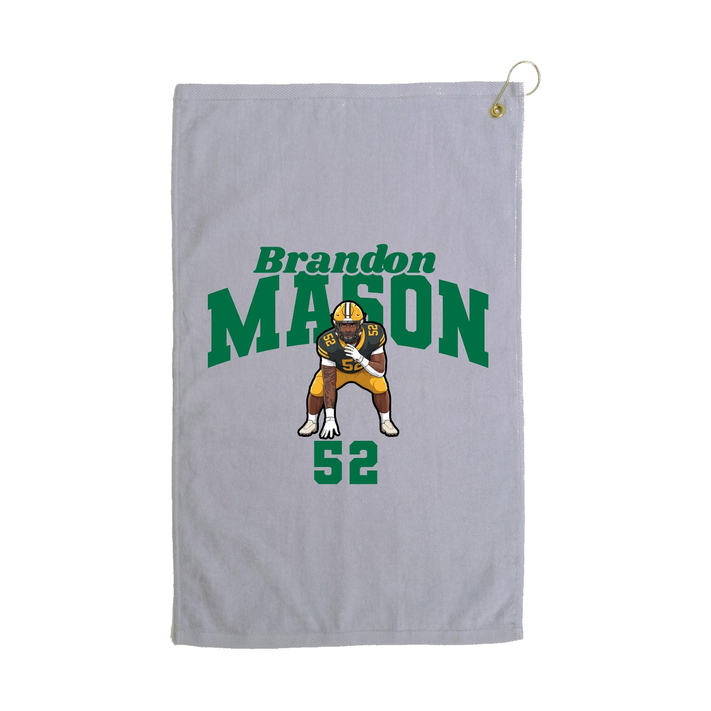 Golf Towel — Signature Arch in Grey