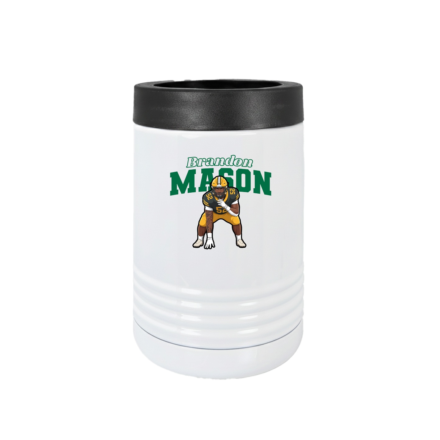 Beverage Holder — Name Arch in White