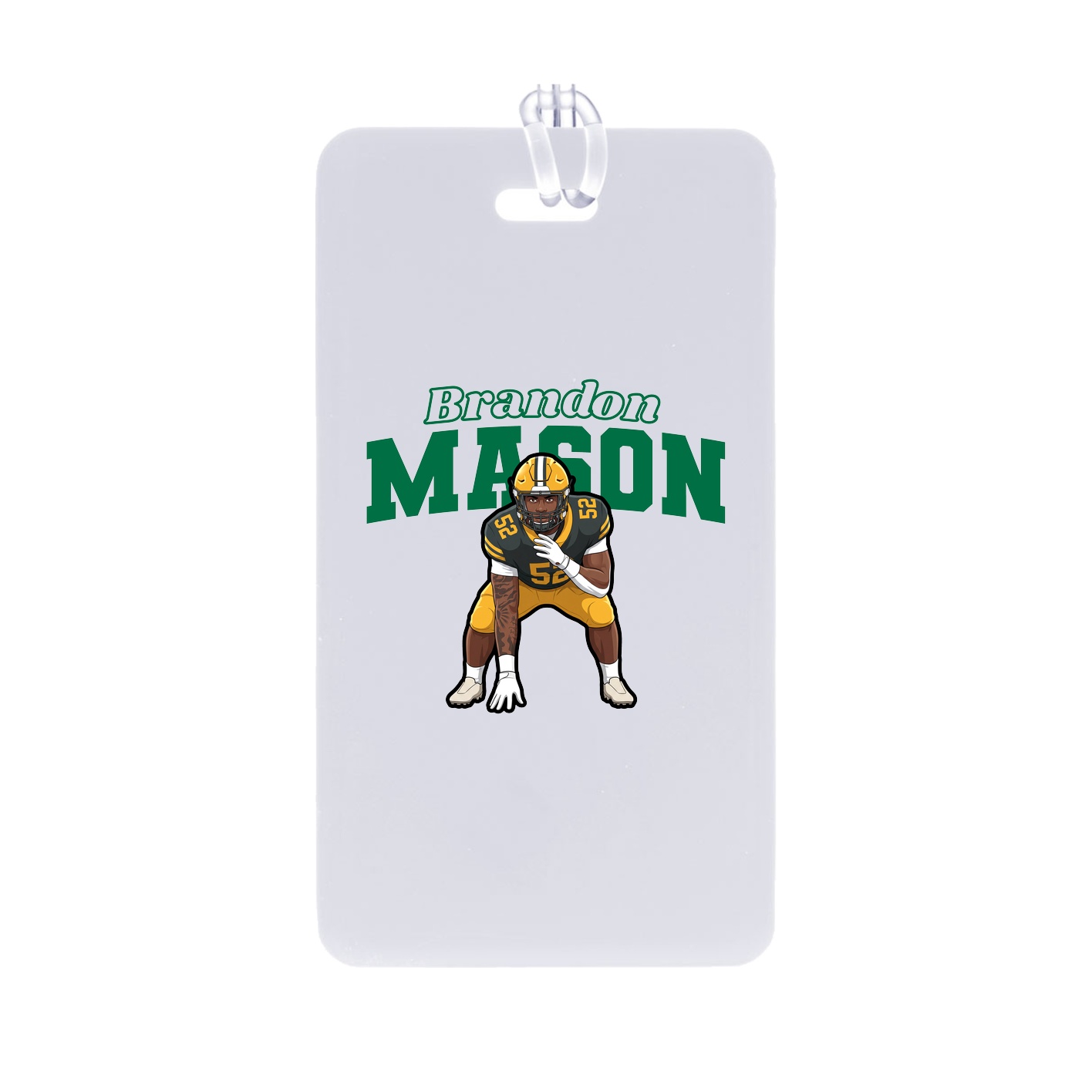 Bag Tag — Name Arch in Classic