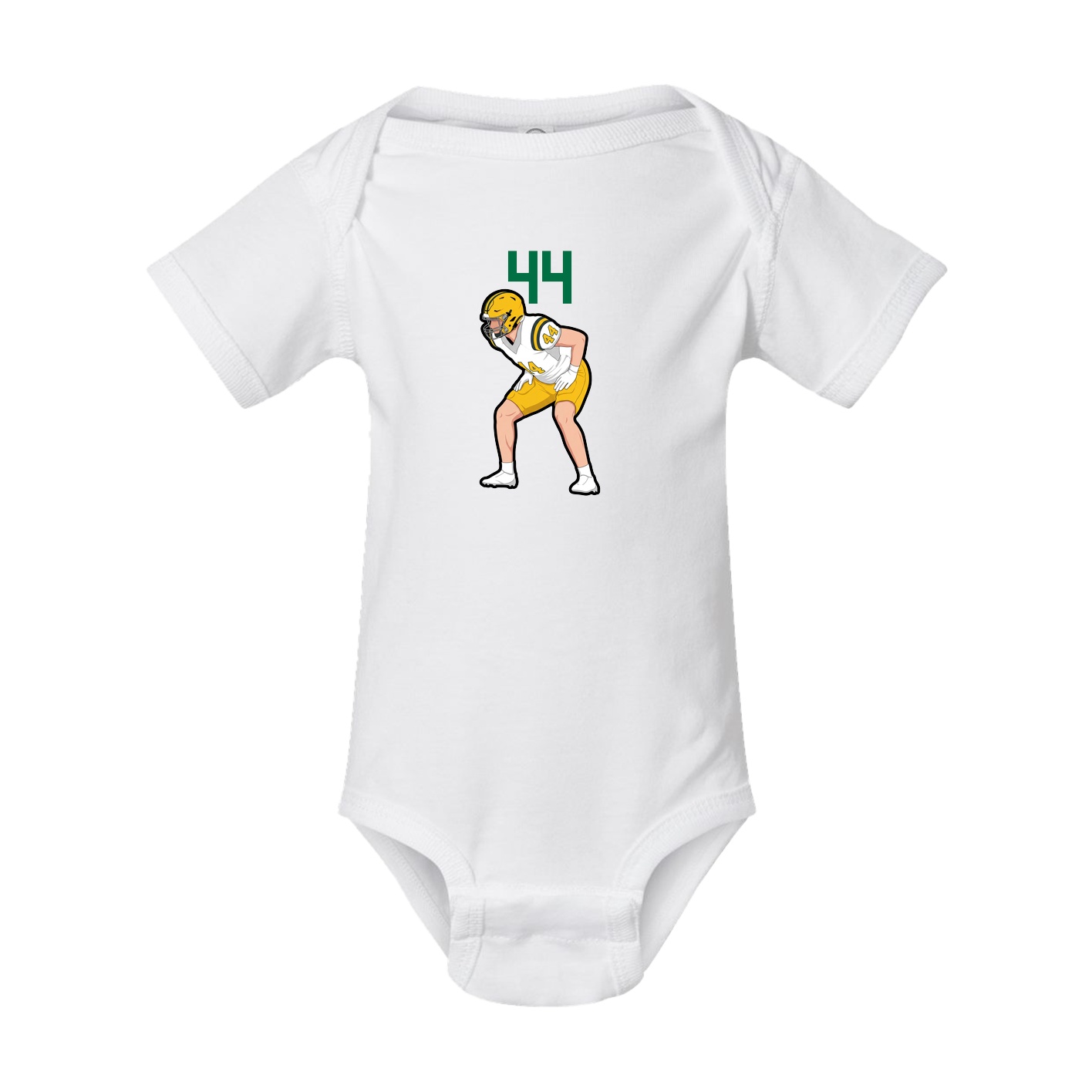 Baby Onesie — Number Top in White