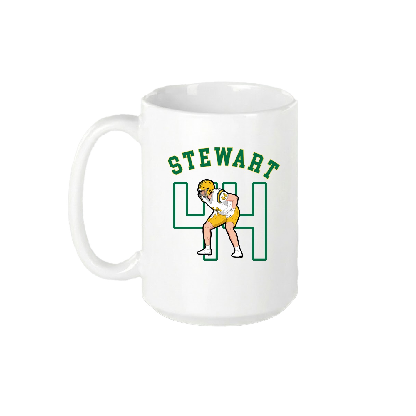 15oz Coffee Mug — Shirsey Arch in White
