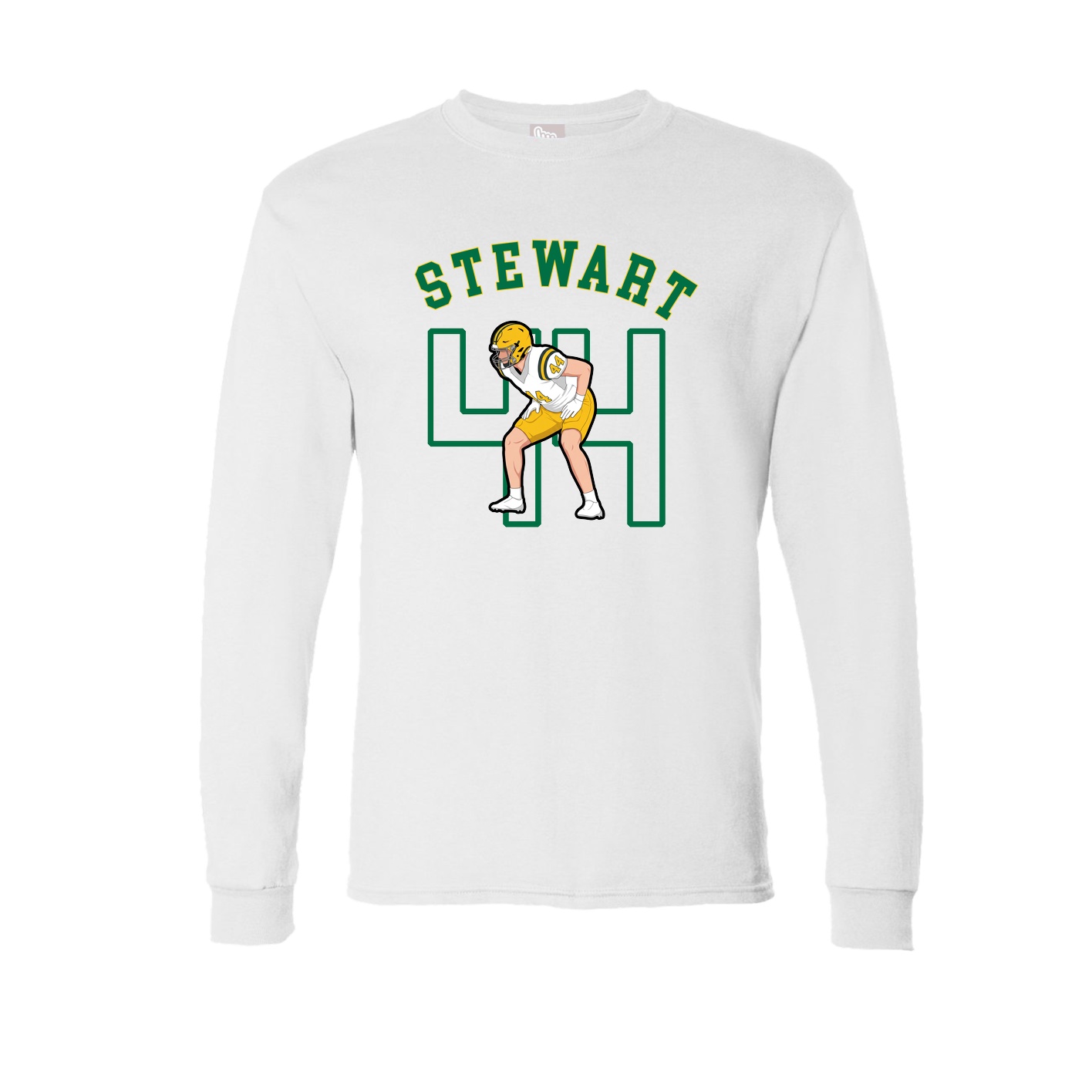 Long Sleeve Tee — Shirsey Arch in White