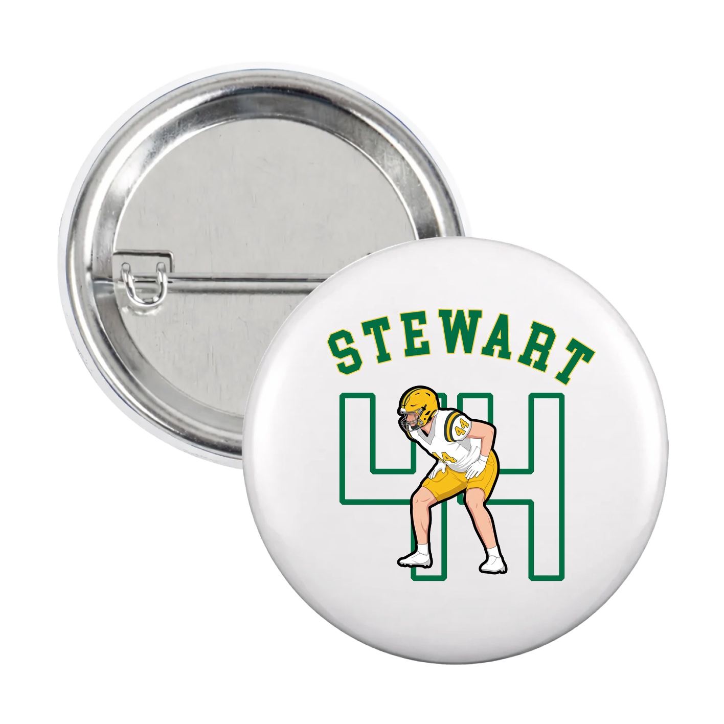 Game Day Button — Shirsey Arch in White
