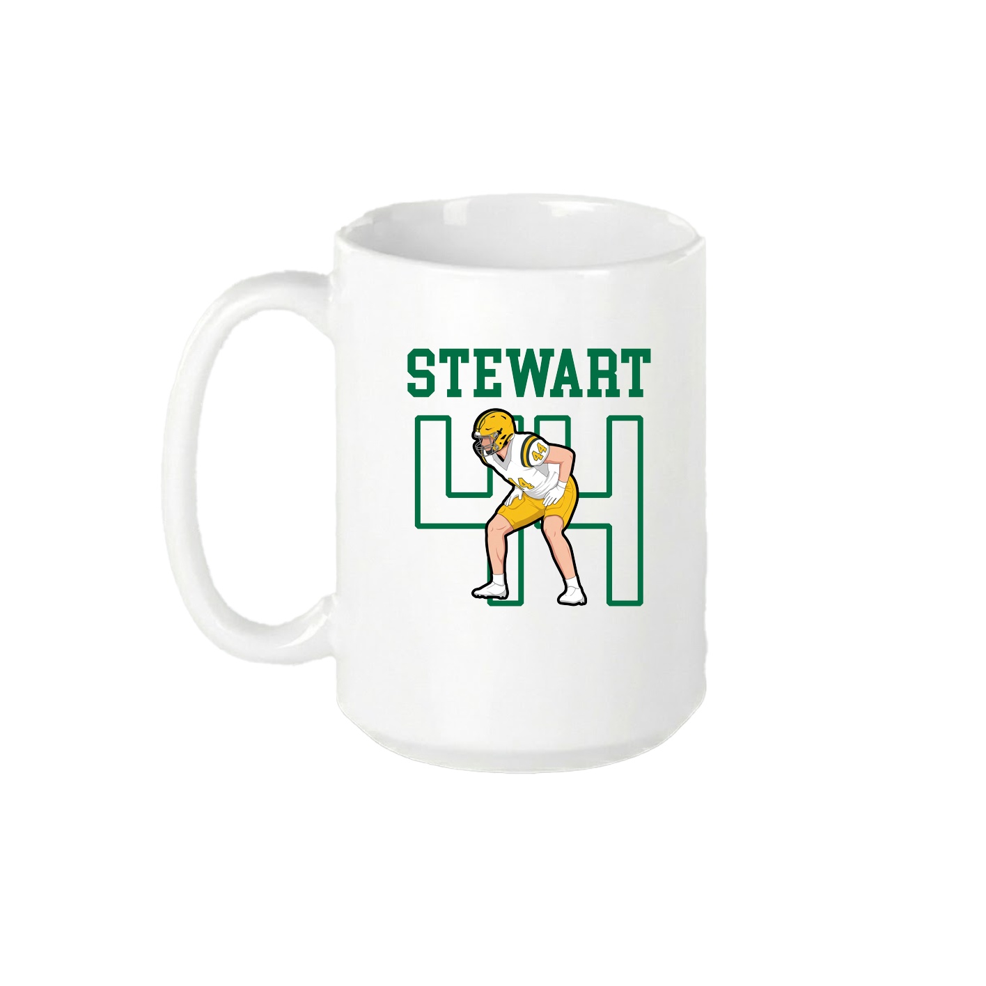 15oz Coffee Mug — Shirsey in White