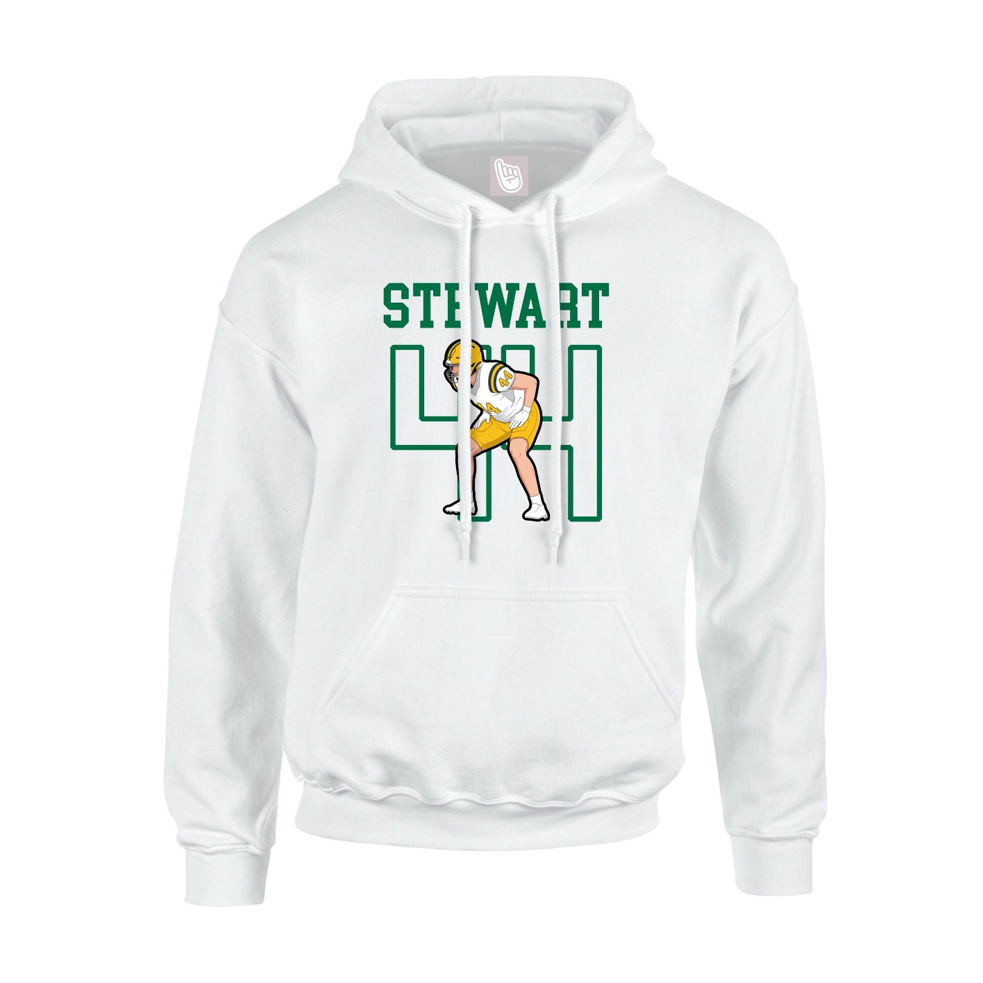 Youth Hoodie — Shirsey in White
