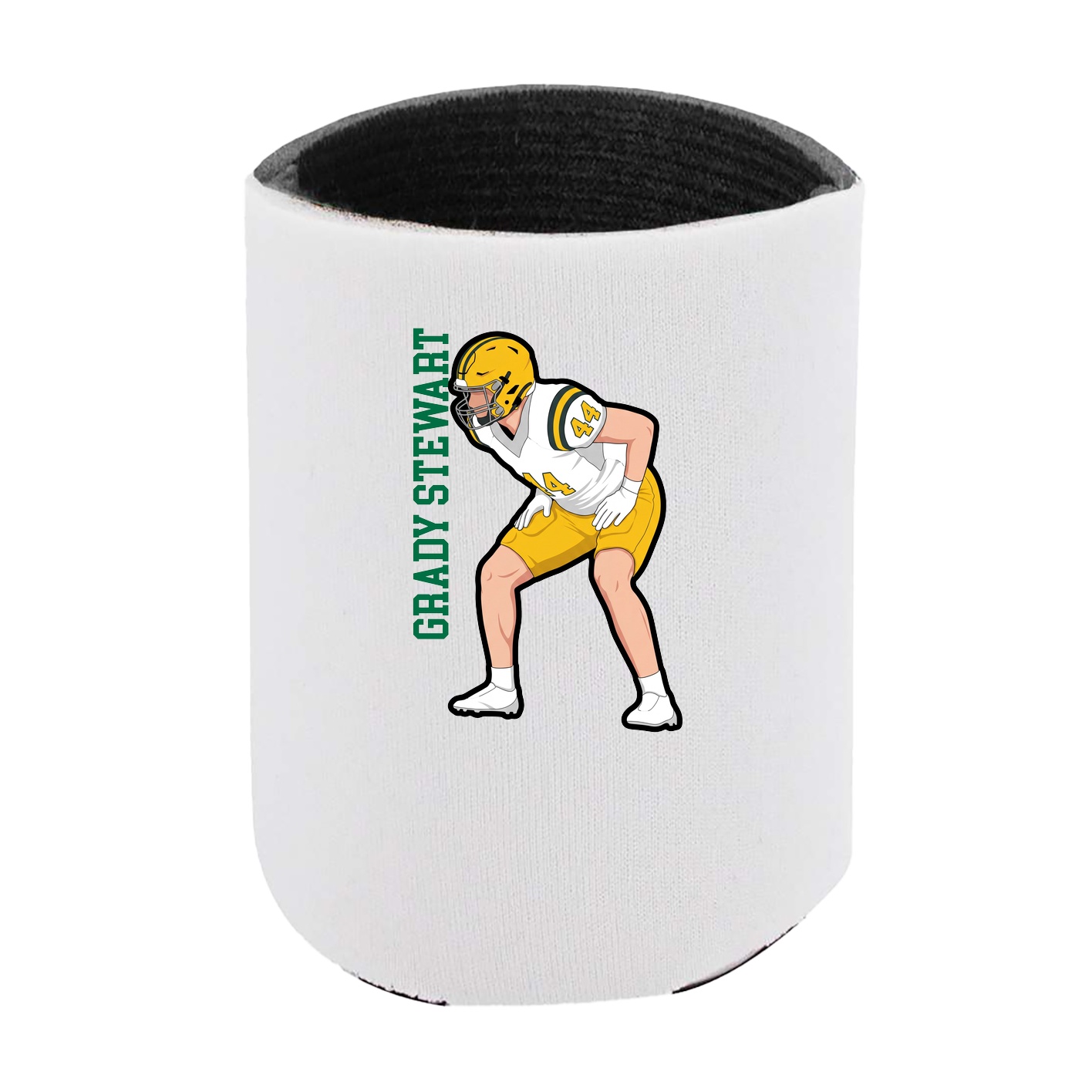 Can Holder — Name Vertical in White