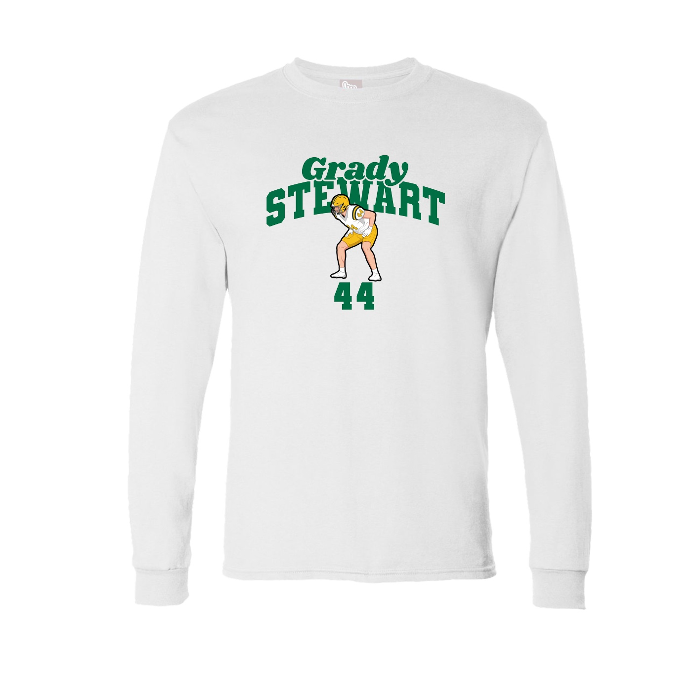 Long Sleeve Tee — Signature Arch in White
