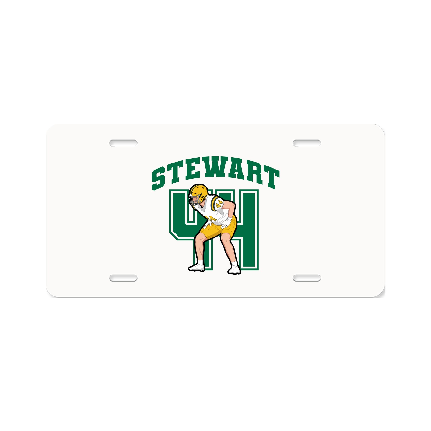 License Plate — Number in Classic