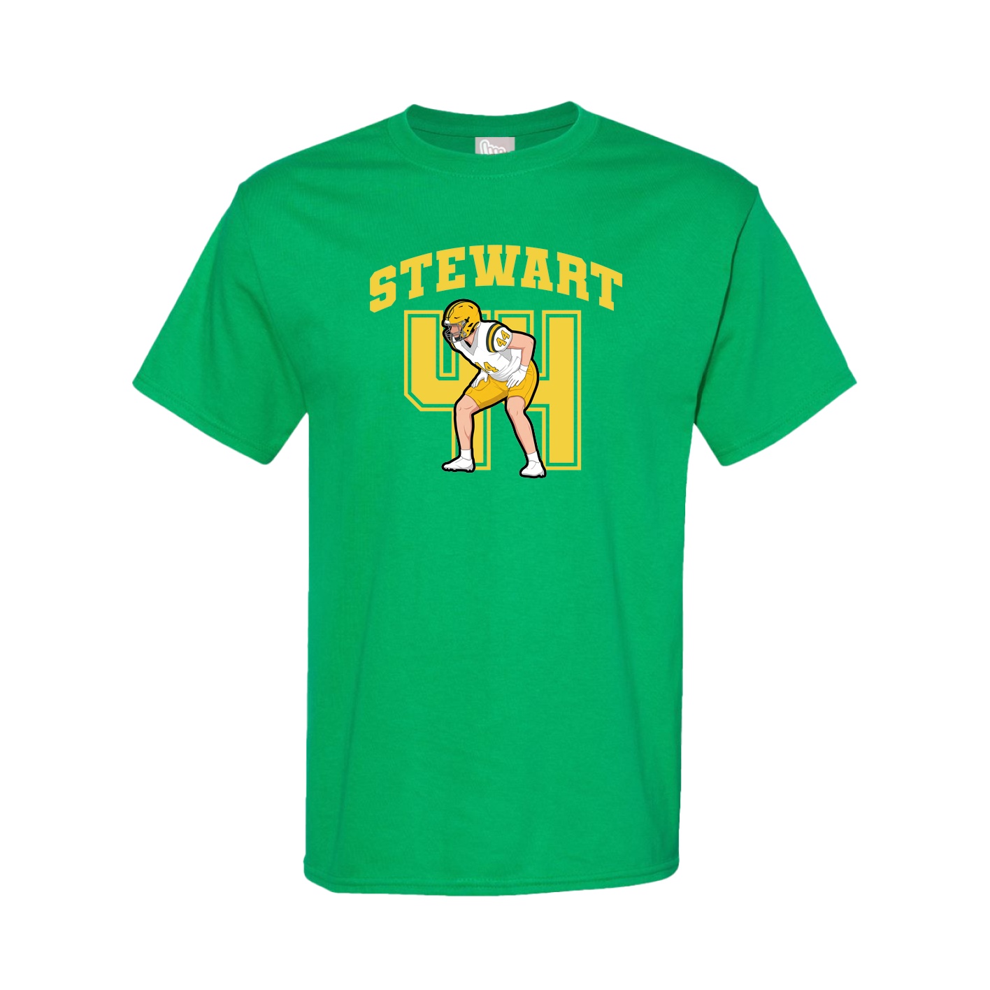 Youth Tee — Number in Green