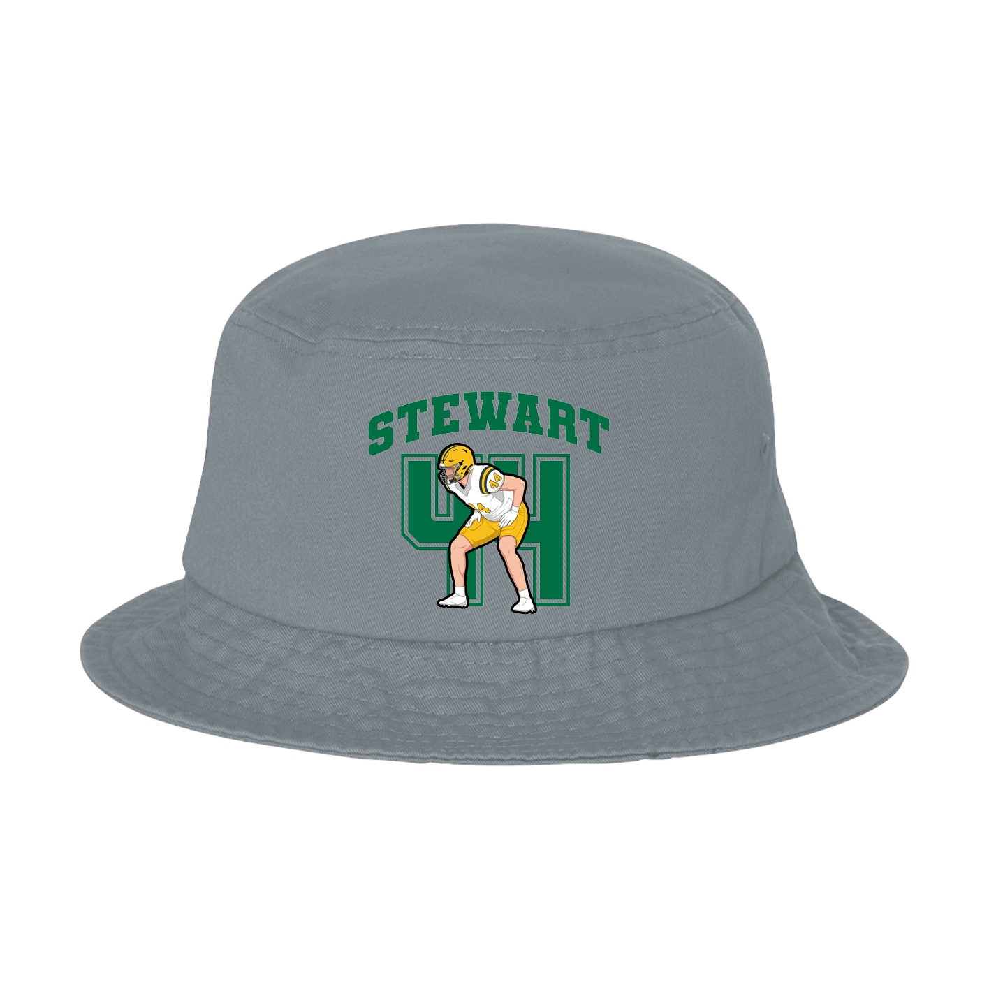 Bucket Cap — Number in Grey