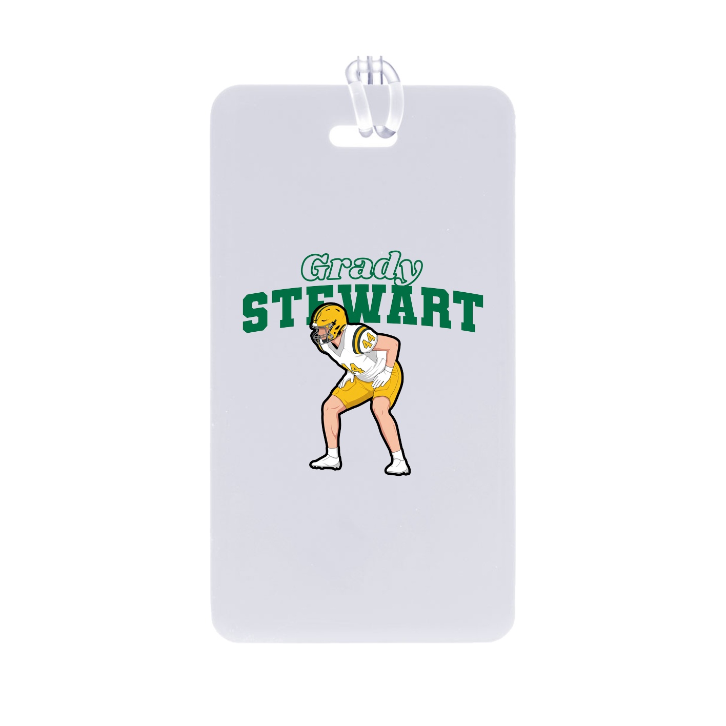 Bag Tag — Name Arch in Classic