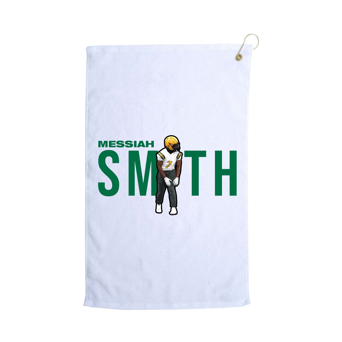 Golf Towel — Player Name in White