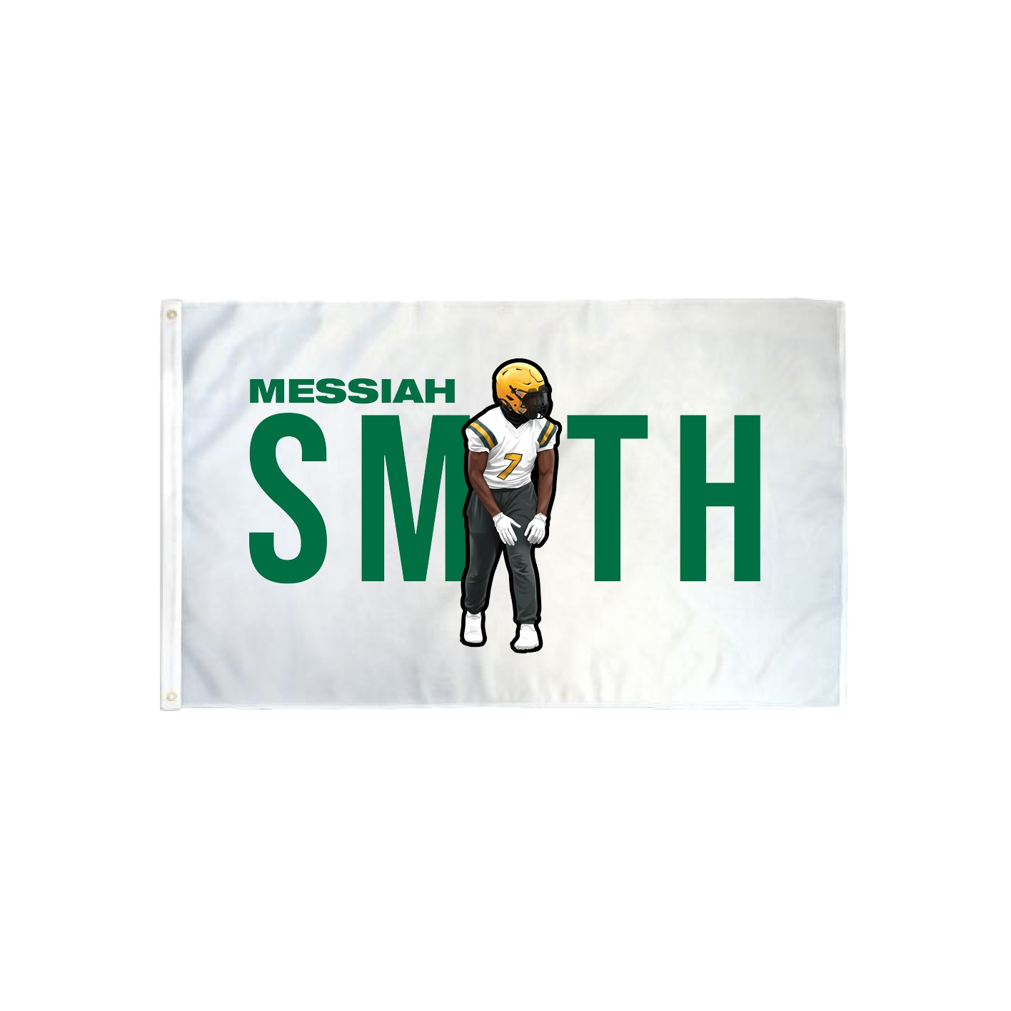 3x5 Flag — Player Name in Classic