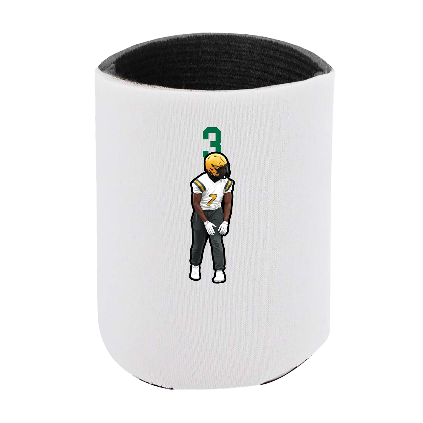 Can Holder — Number Top in White