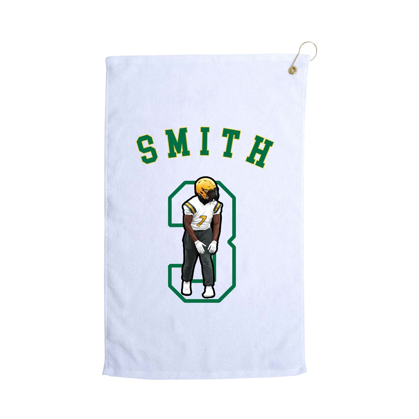 Golf Towel — Shirsey Arch in White