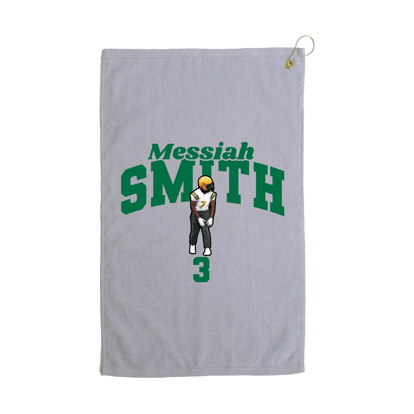 Golf Towel — Signature Arch in Grey