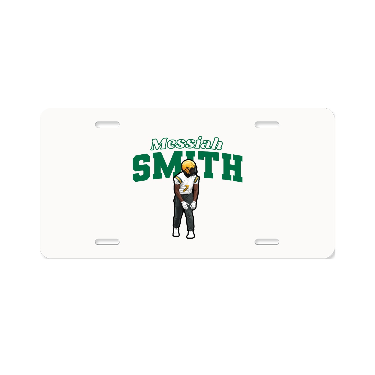 License Plate — Name Arch in Classic
