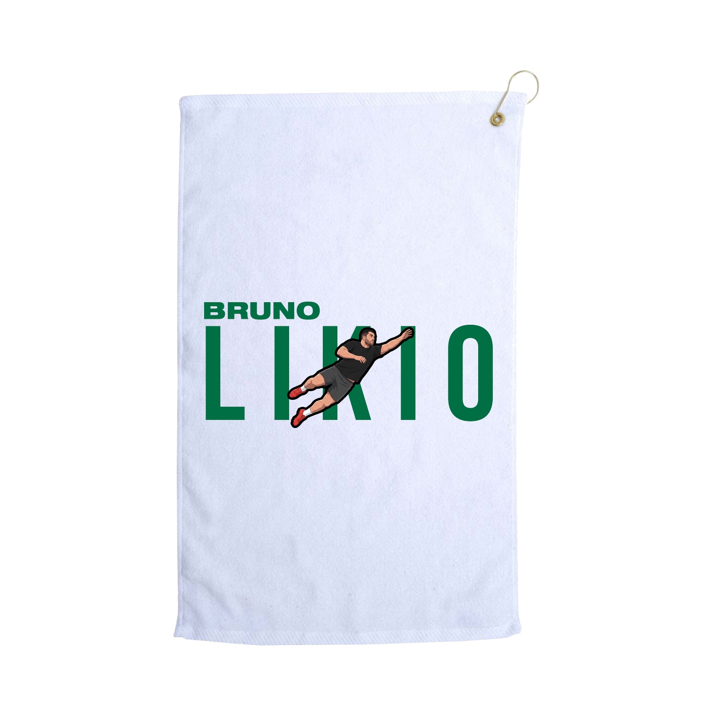 Golf Towel — Player Name in White