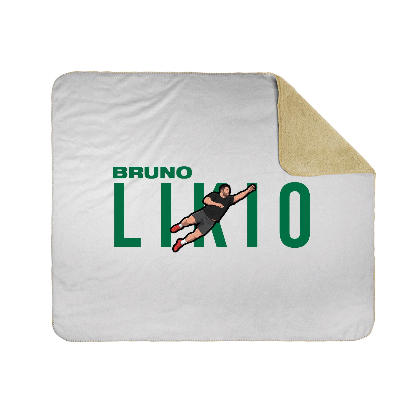 Throw Blanket — Player Name in White