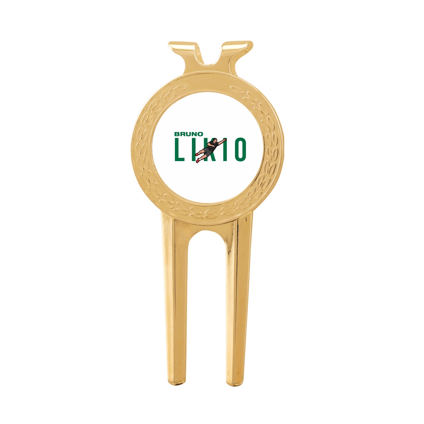 Divot Tool with Ball Marker — Player Name in Classic