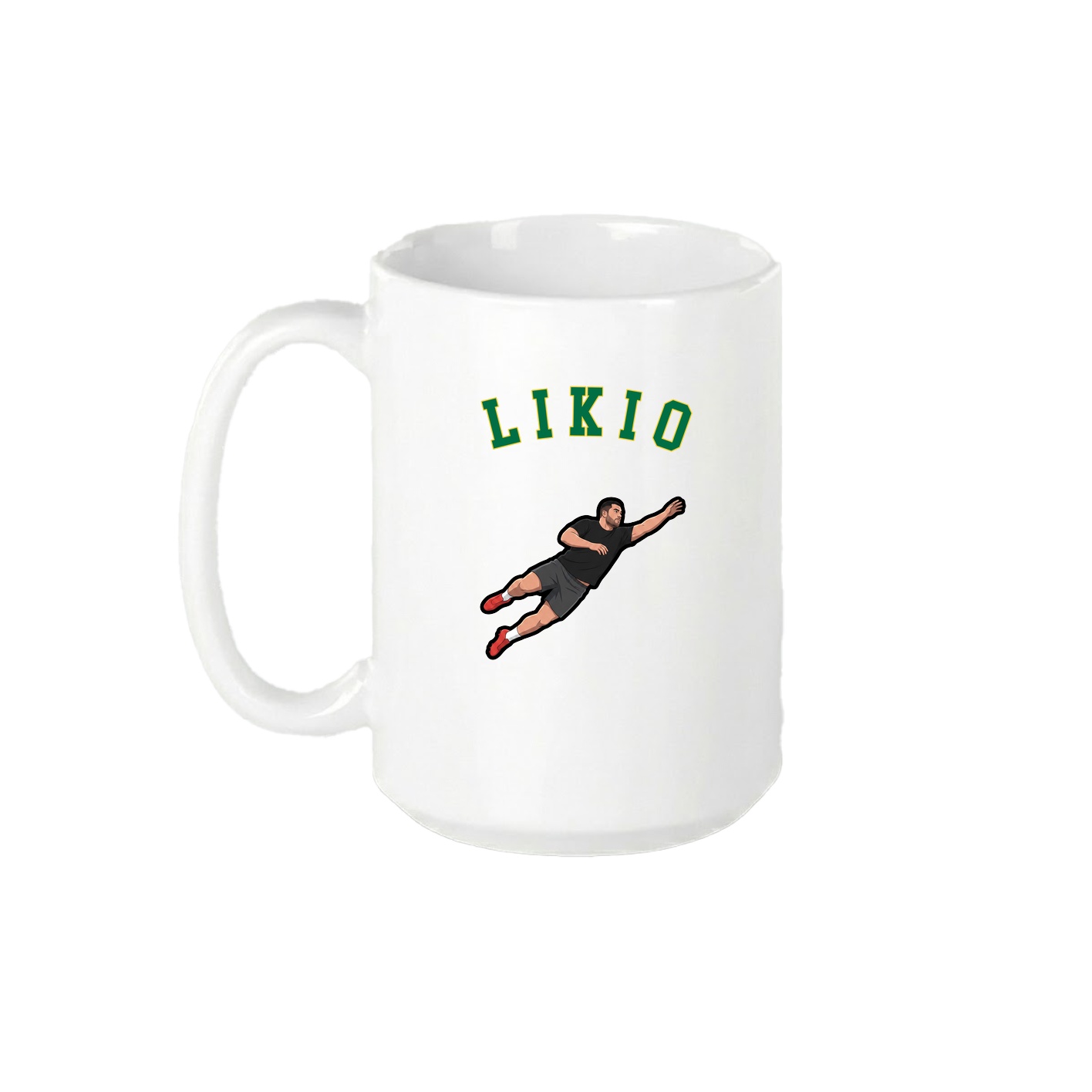 15oz Coffee Mug — Shirsey Arch in White