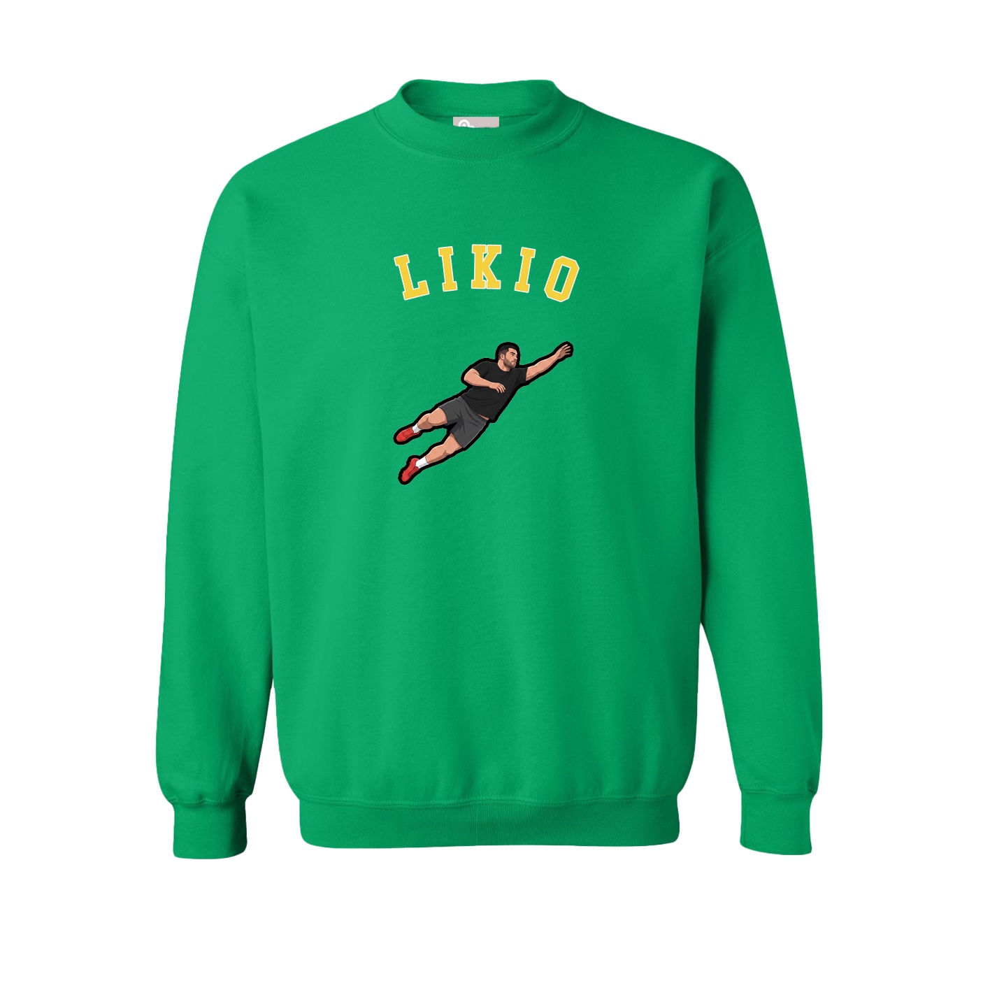 Fleece Crew — Shirsey Arch in Green