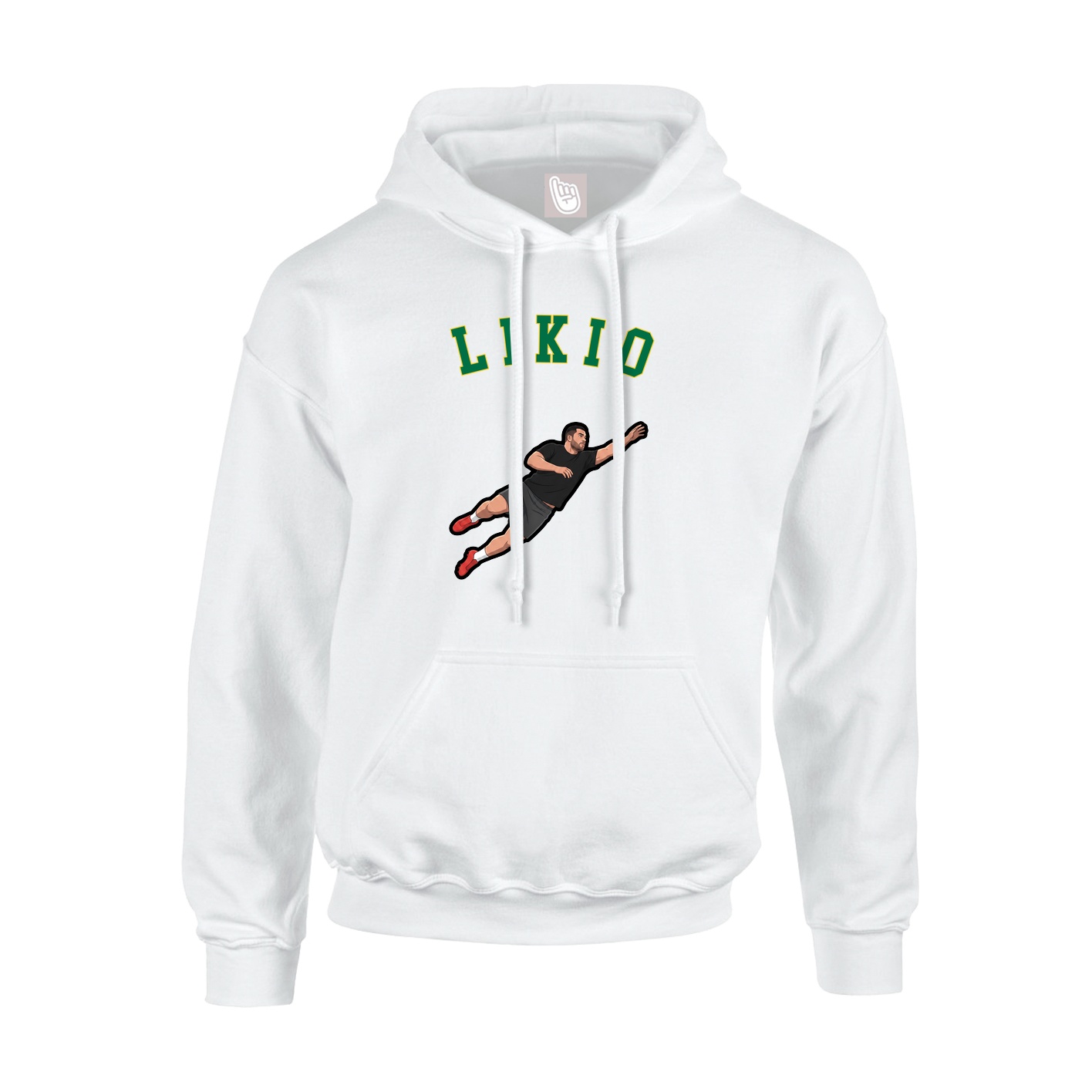 Youth Hoodie — Shirsey Arch in White