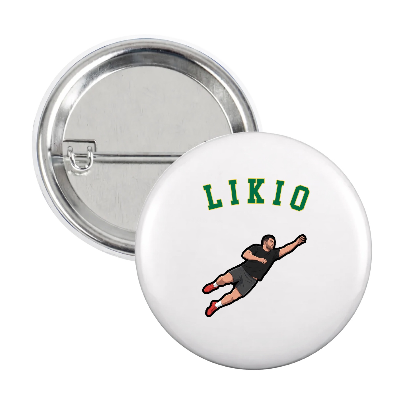 Game Day Button — Shirsey Arch in White