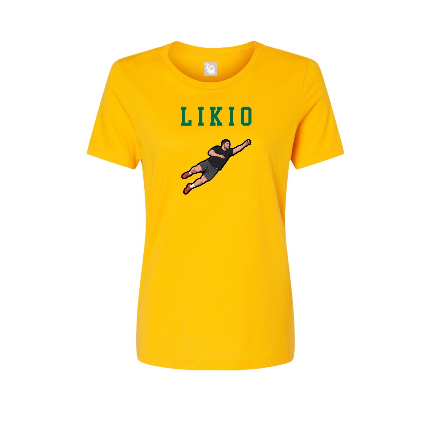 Fitted Women's Tee — Shirsey in Gold
