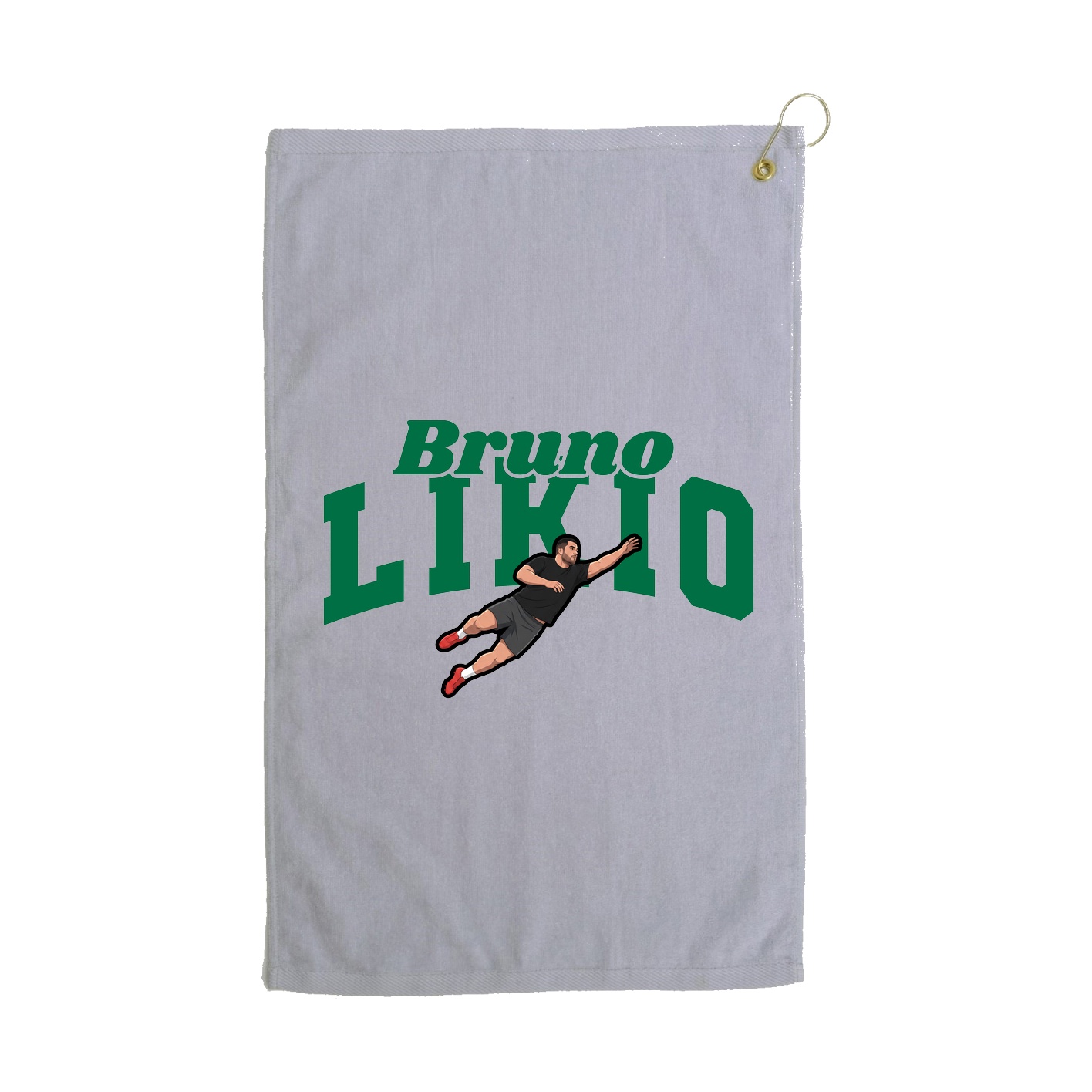 Golf Towel — Signature Arch in Grey