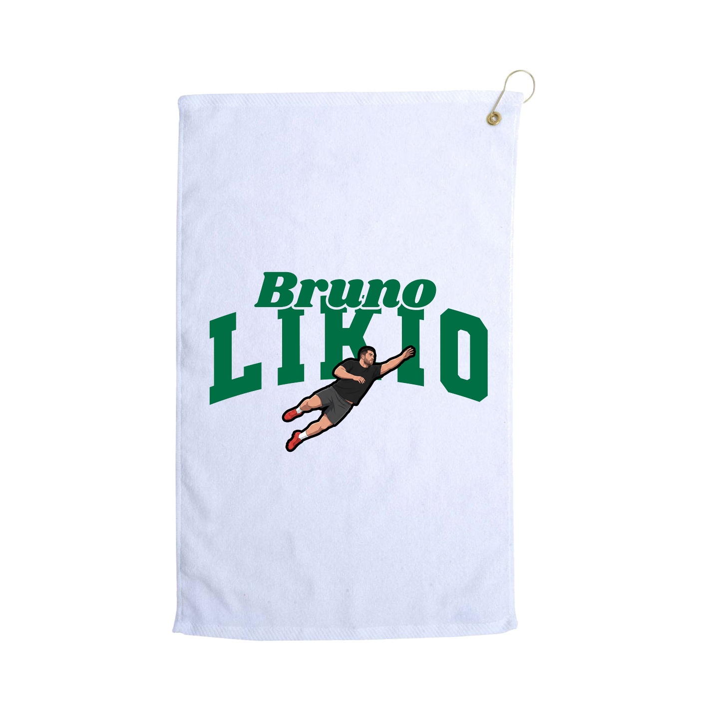 Golf Towel — Signature Arch in White