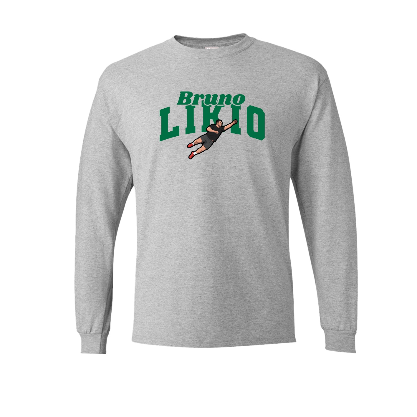 Long Sleeve Tee — Signature Arch in Grey