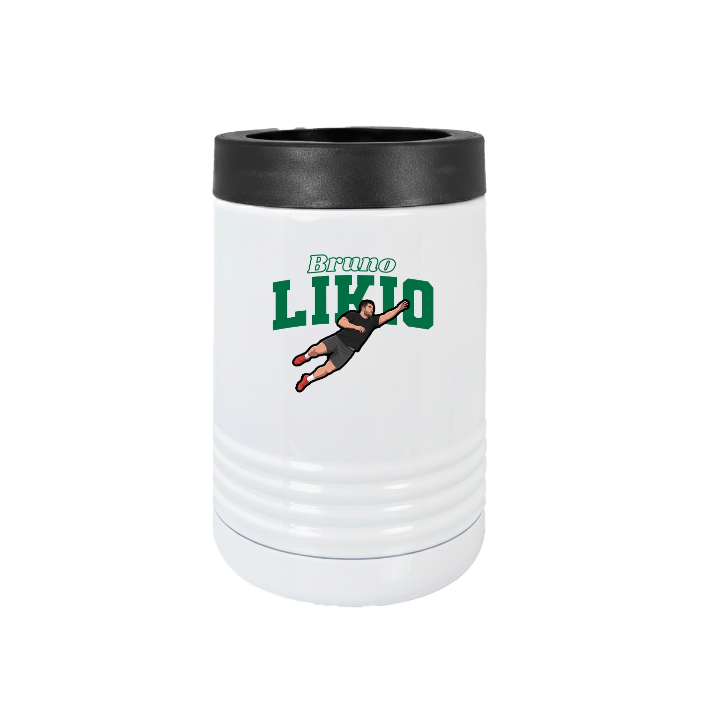Beverage Holder — Name Arch in White